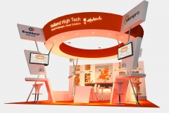 SEMICOM 2016 - Holland High Tech paviljoen in Shanghai - 3d model rendering in V-Ray